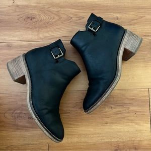 Cole Haan Haidyn Ankle Boots Black Leather Booties